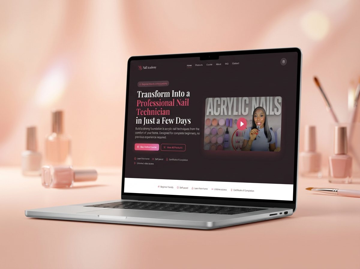 Anteprima del sito Nail Academy